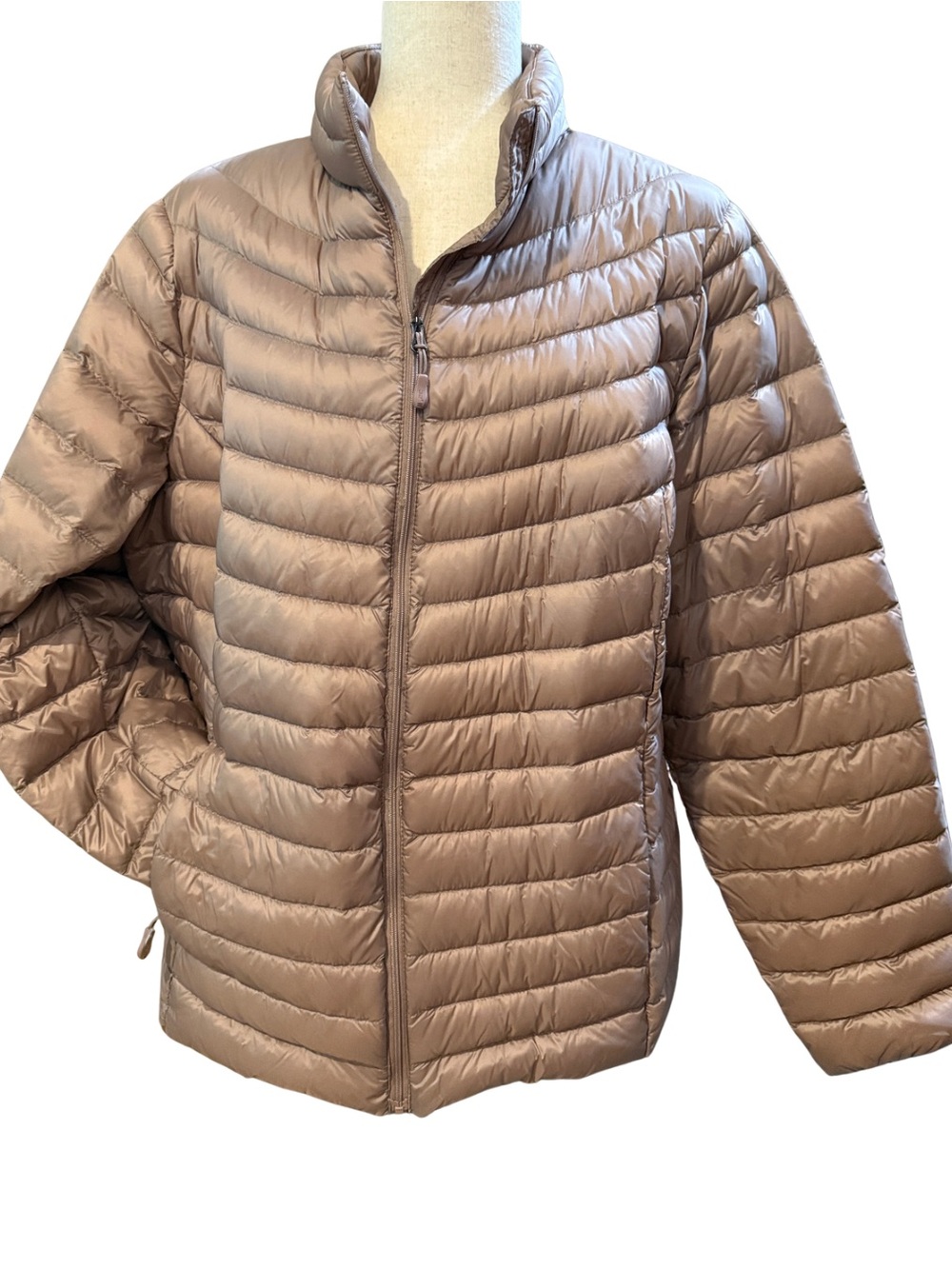 32 Degrees Women's Light Mauve Packable Puffer Jacket
